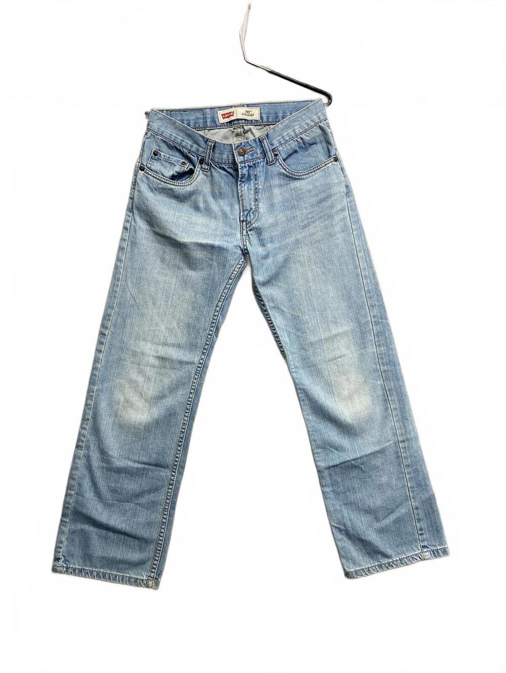 Vintage 90's Levi's Red Tab 505 Straight Light Wash Women's Jeans Size 14 27x27